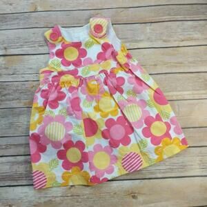 H&M Sleeveless Floral Print Summer Dress 6-9M